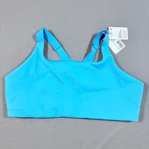 Lululemon UltraLu Square Neck Bra Kayak Blue Size 12 B/C Medium Supprt
